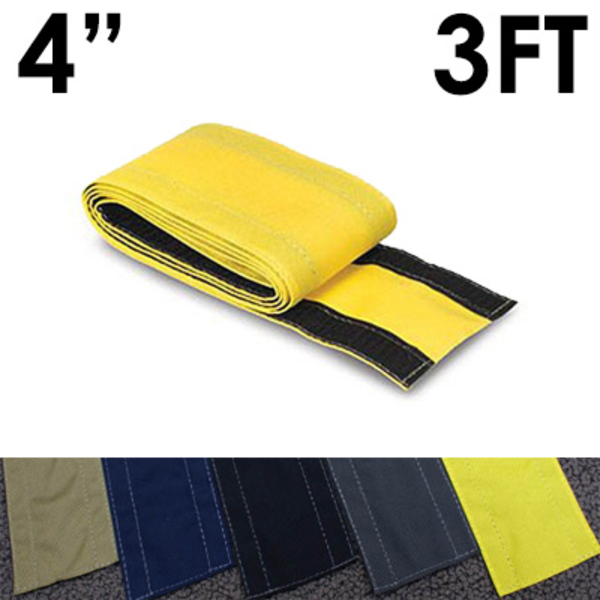 Electriduct SafCord Cord Cover 4" x 3ft- Yellow CC-SC-4-3-YL